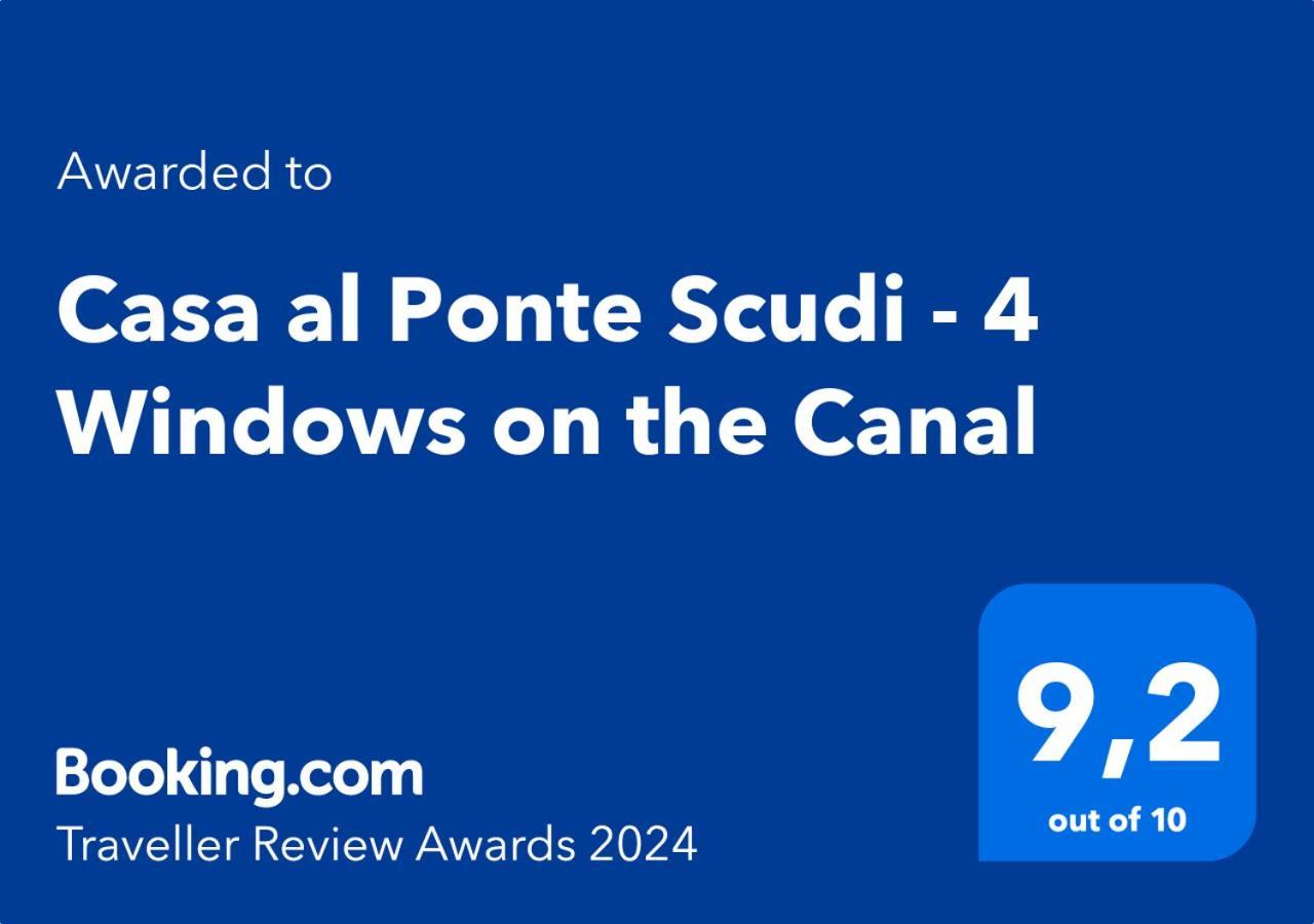 Casa Al Ponte Scudi - 4 Windows On The Canal Venice Ngoại thất bức ảnh